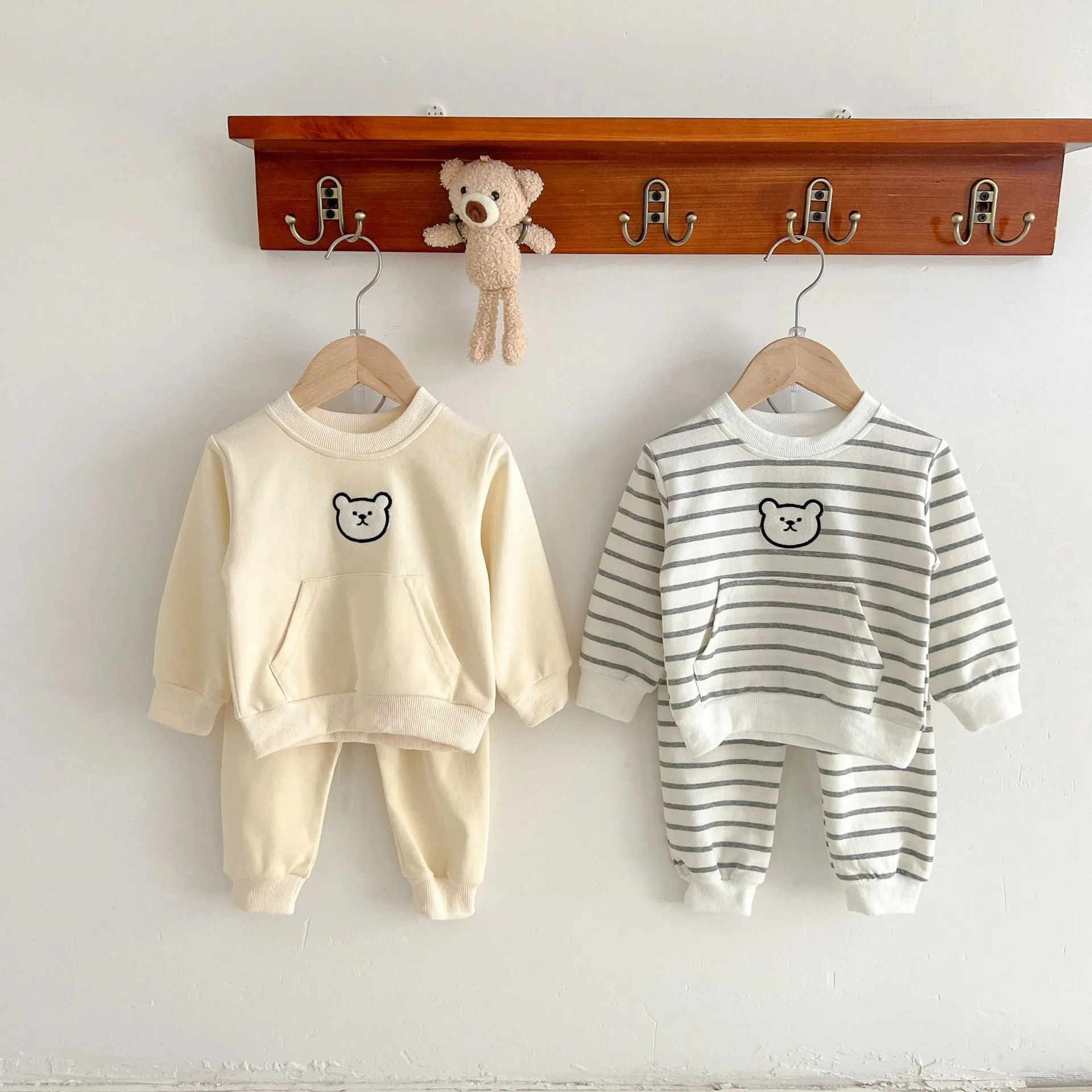 Cartoon Bear Jogger Set
