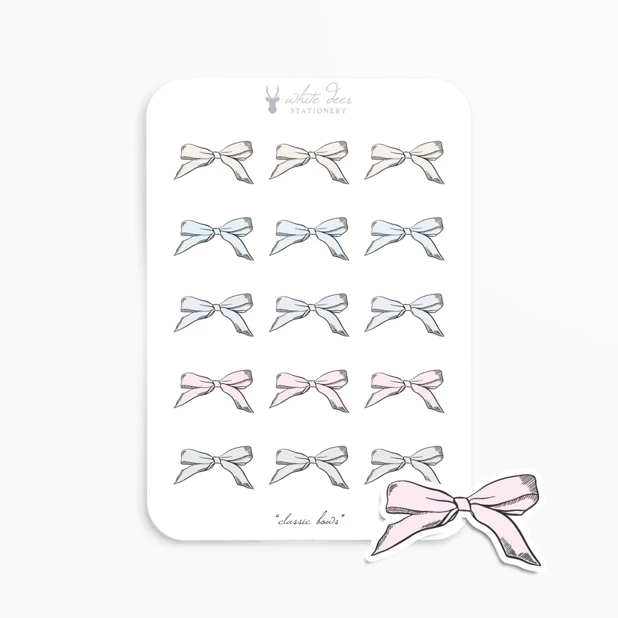 Classic Bows Doodles