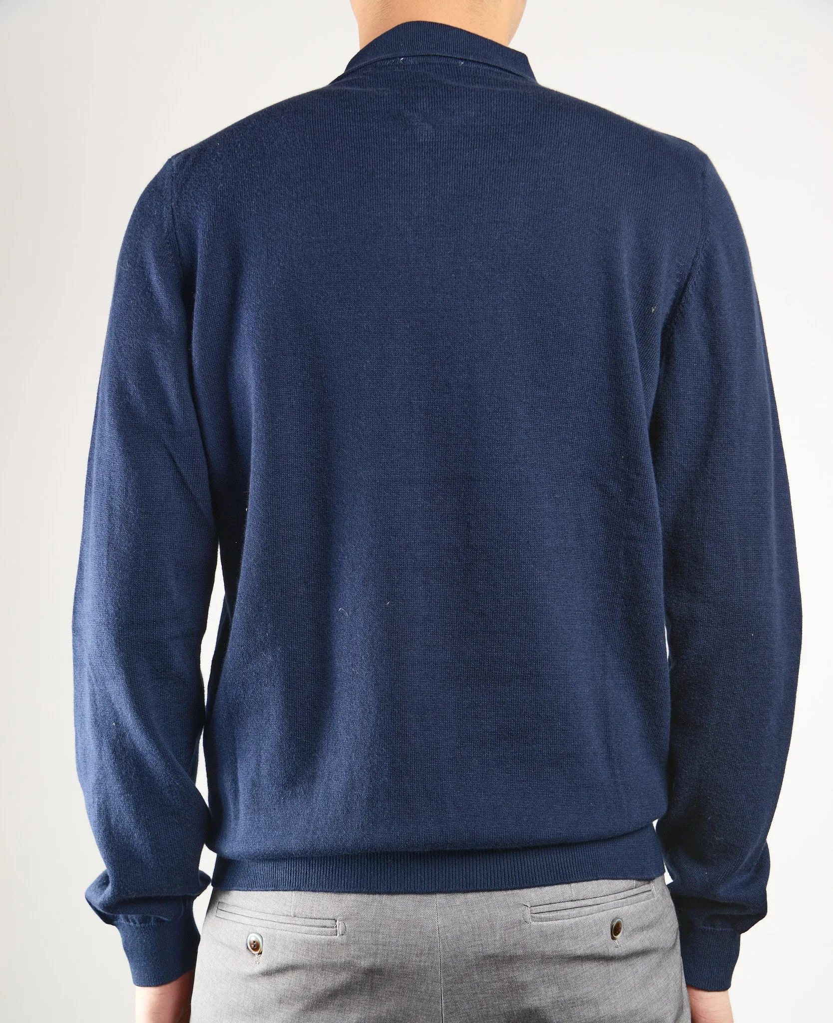 DT 1/4 Zip Multi Colorblock Polo Ls