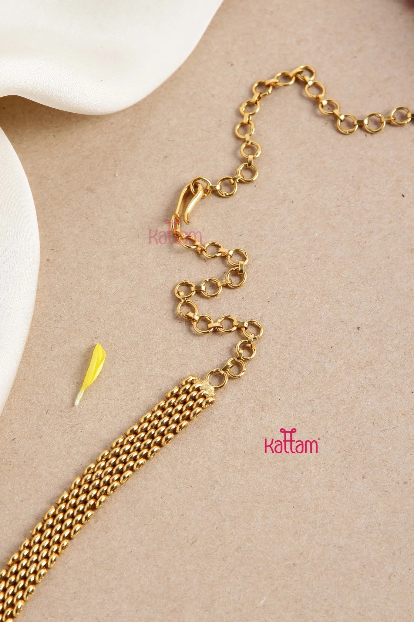 Elegant Stone Floral Hipchain