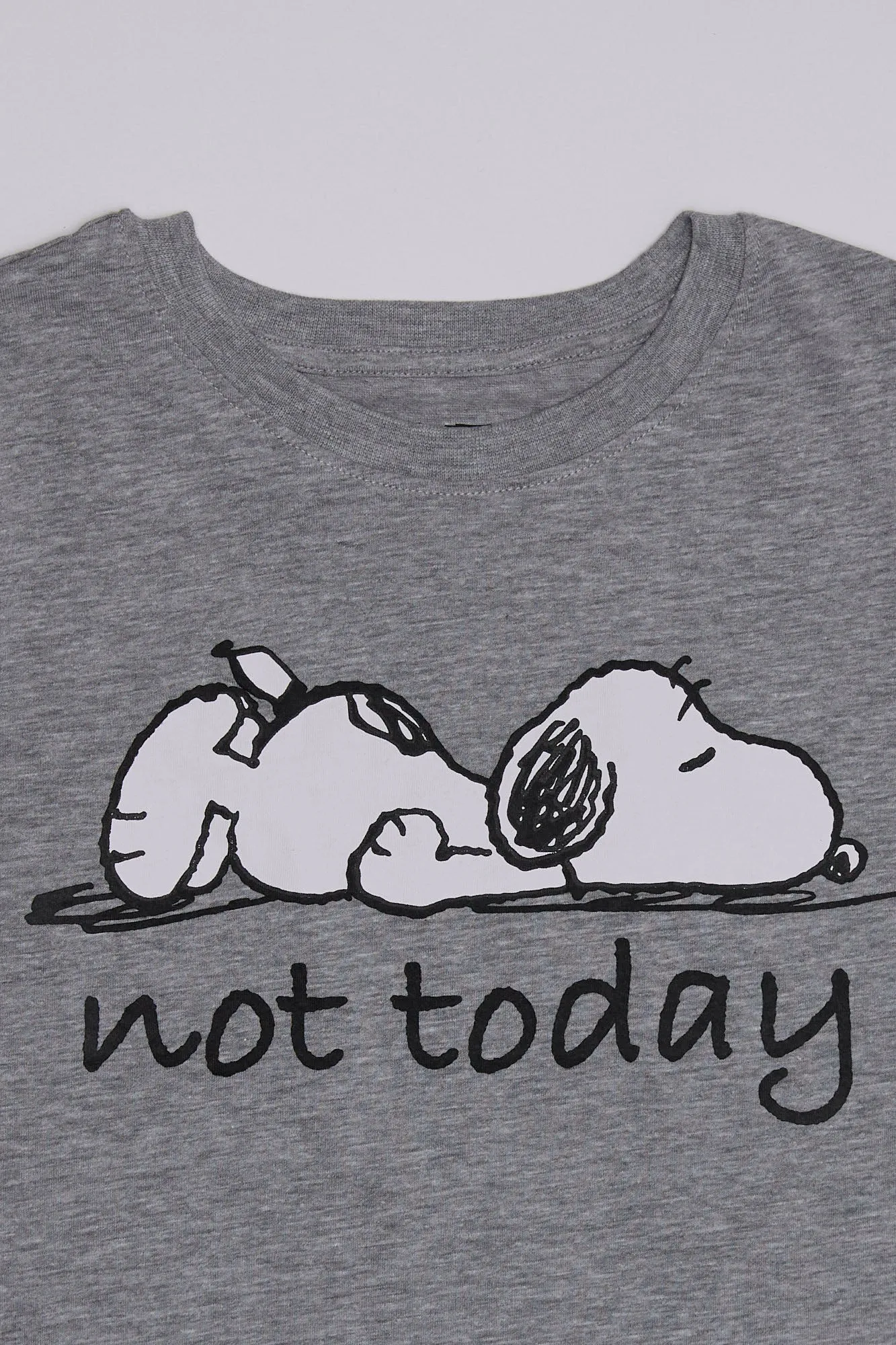 Girls' Snoopy Not Today Peanuts Graphic Tee
