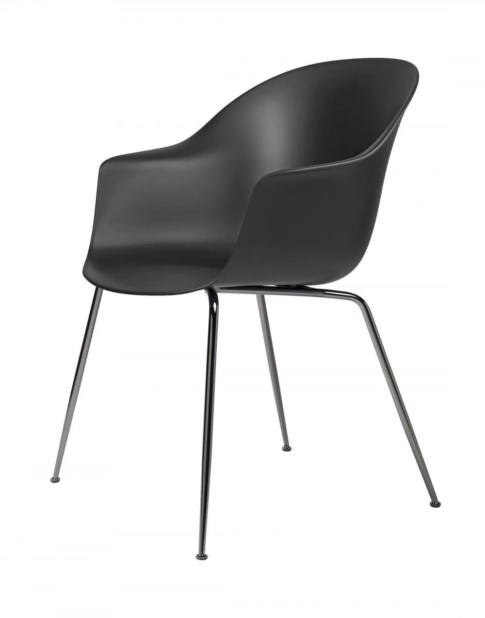GUBI Bat Dining Chair - Conic Base