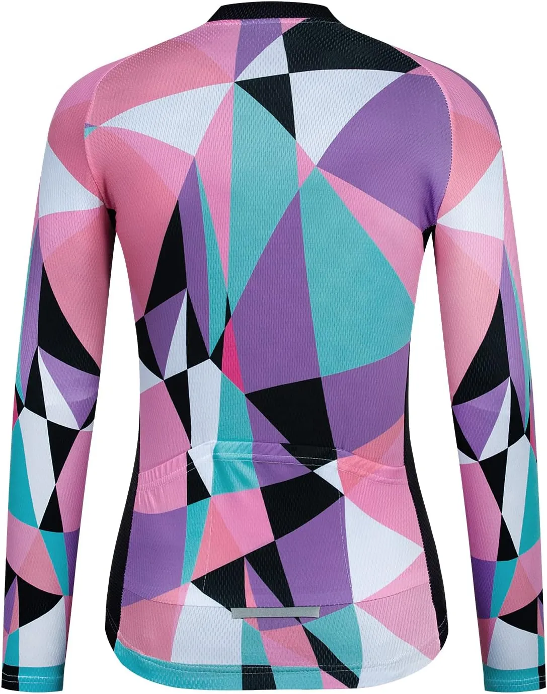 JPOJPO Women's Cycling Jersey Autumn Long Sleeve Bike Jacket Shirt Bicycle Clothing Reflective Tops