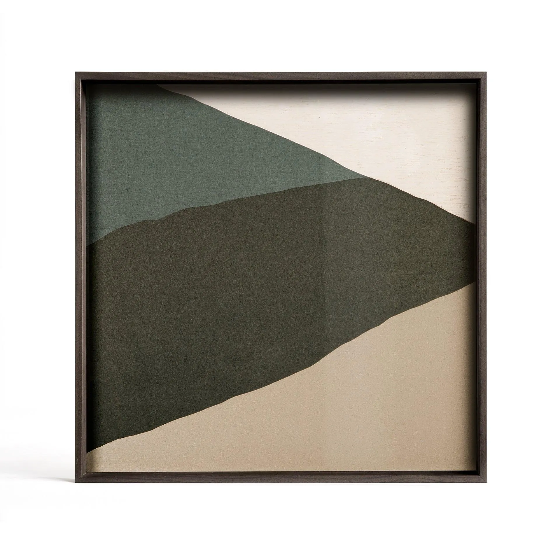 <font color="#ff0000">OPEN BOX</font><br> Blue Wabi Sabi Small Square Glass Tray