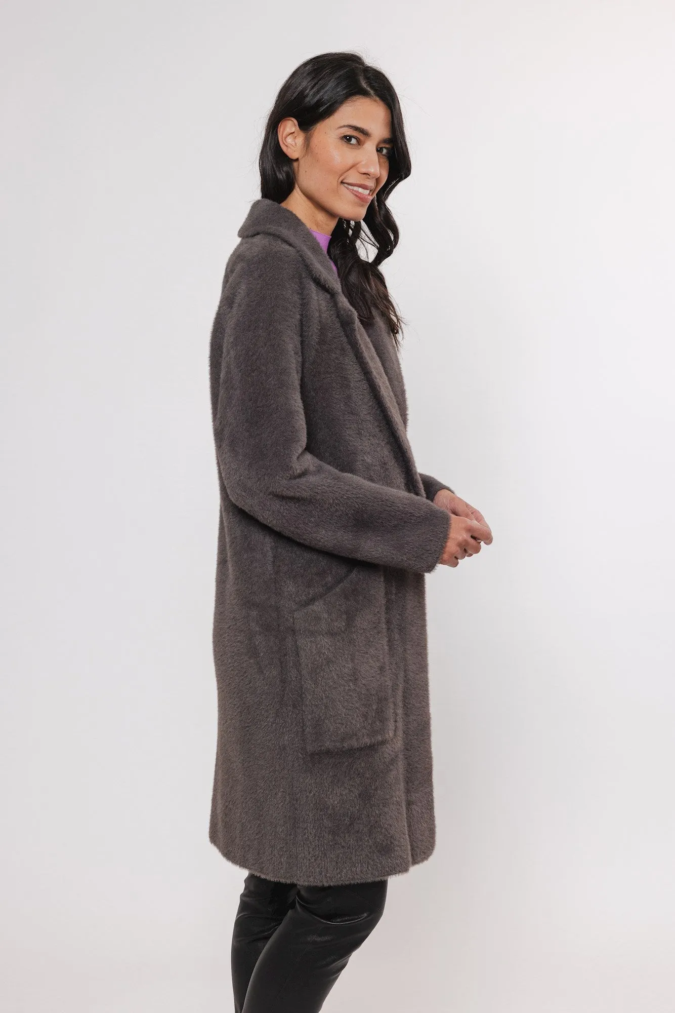 Madina Long Cardigan Night Forest