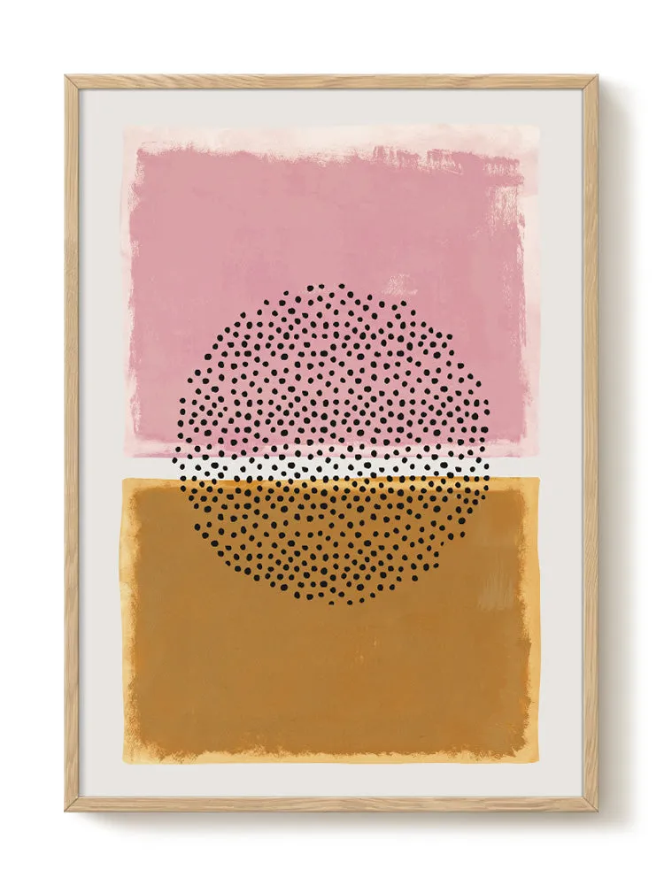 Mid century abstract modern art
