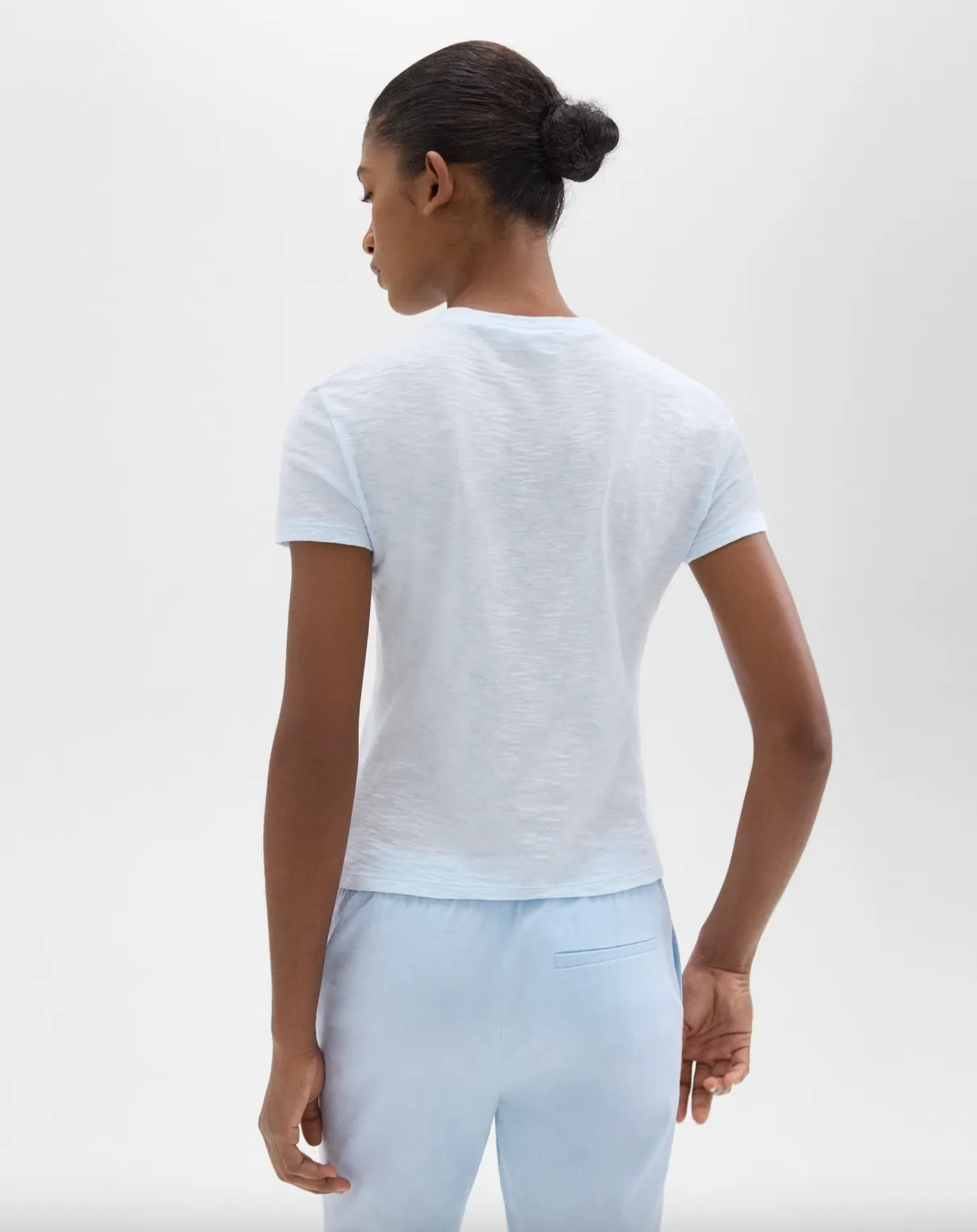 Organic Slub Cotton Tiny Tee - Skylight