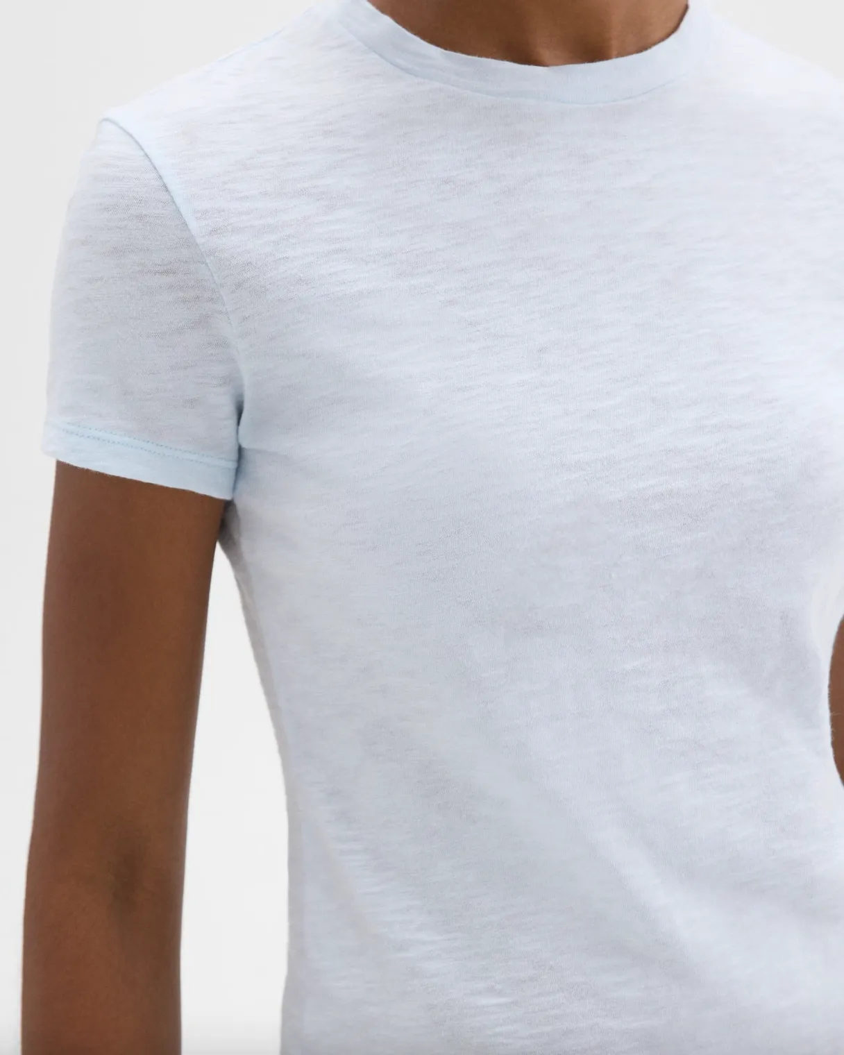 Organic Slub Cotton Tiny Tee - Skylight