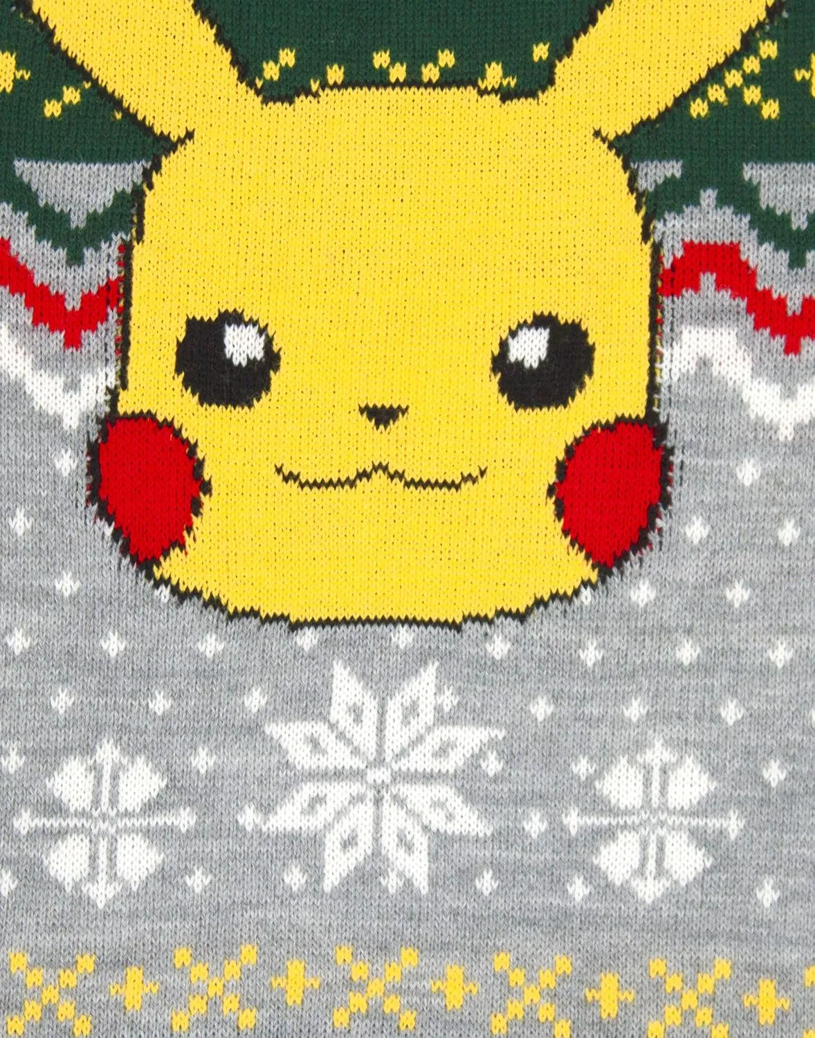 Pokemon Kids Christmas Jumper | Style Options Festive Holiday Pikachu Long Sleeve Knitted Warm Sweater for Children